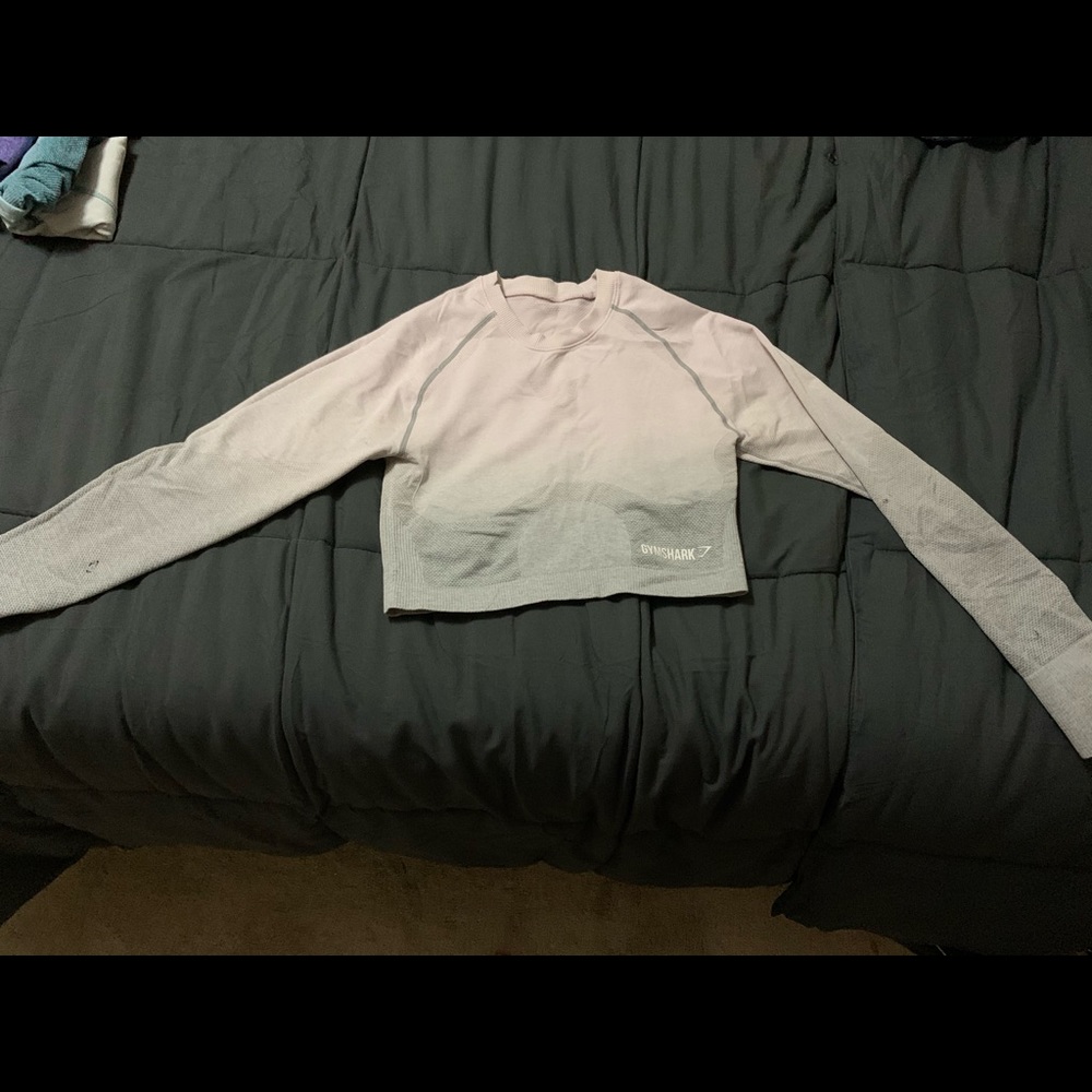 Gymshark Ombré Seamless Crop Top - Large